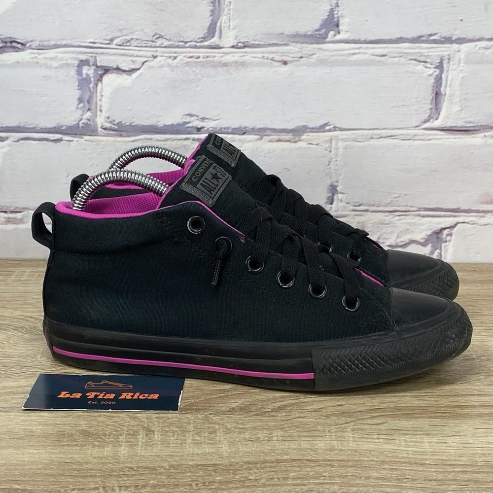 Converse Chuck Taylor All Star Black Pink High Top Shoes